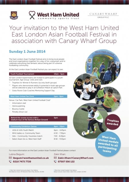 Asian Football Festival Invitation