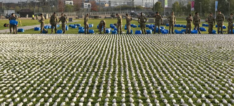 Laying out the Shrouds of the Somme