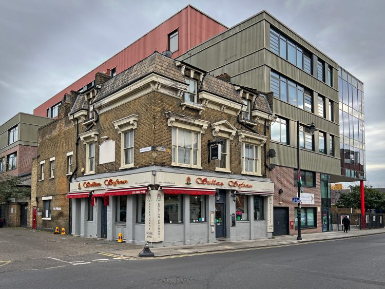 The Hand & Flower pub Bow photographed Nov 2023