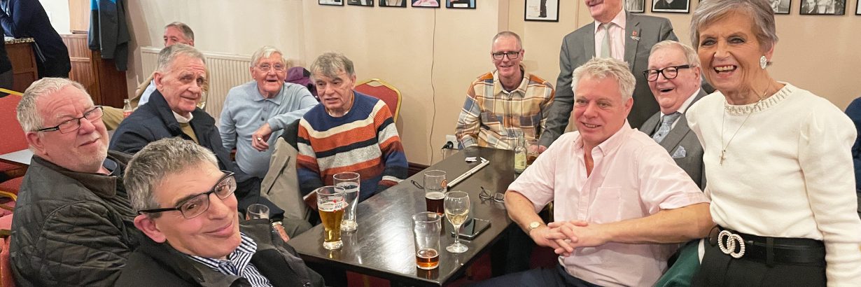 The Geezers in the bar at the Concert Artistes’ Association