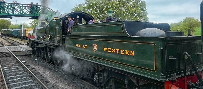 Steam railway engine on the Epping Ongar Railway