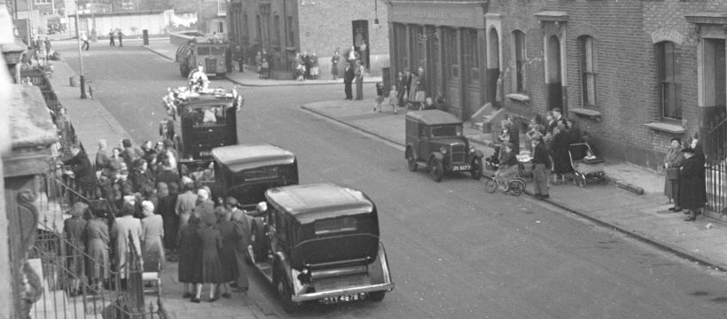 Black and White photo of Chisenhale road