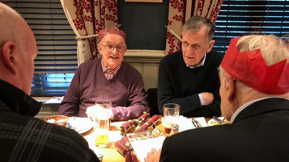 Ray at Geezers Christmas Lunch 2019